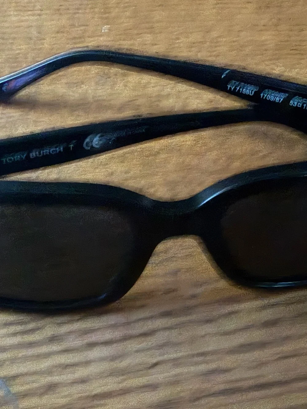 Tory Burch Black Cat-Eye Sunglasses